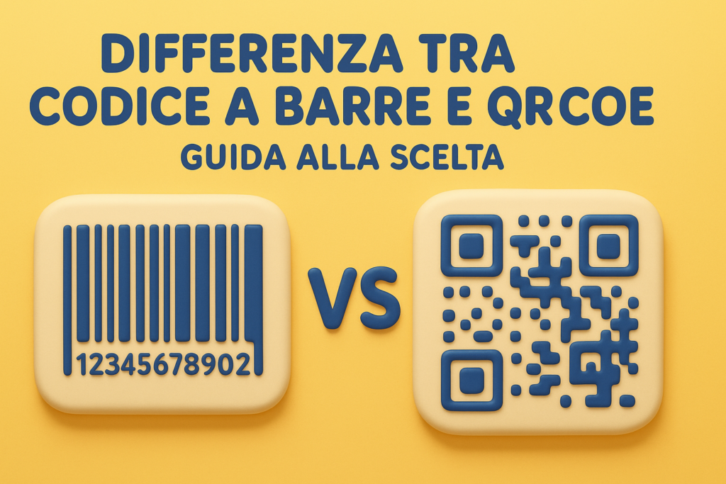 Differenza tra codice a barre e qr code: guida alla scelta