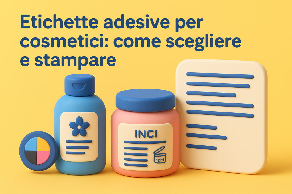 Etichette adesive per cosmetici: come scegliere e stampare