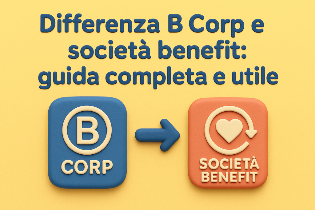 Differenza B Corp e società benefit: guida completa e utile