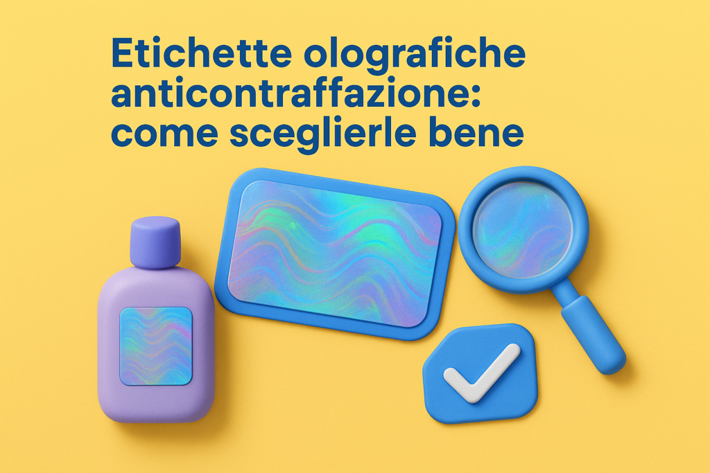 Etichette olografiche anticontraffazione: come sceglierle bene