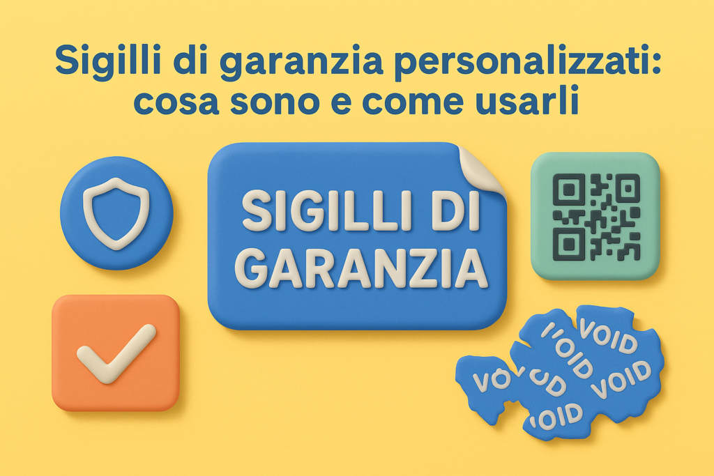 Sigilli di garanzia personalizzati: cosa sono e come usarli