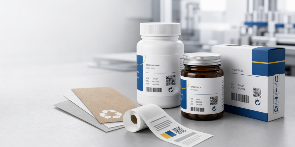 Packaging farmaceutico e nutraceutico in ottica PPWR con materiali responsabili