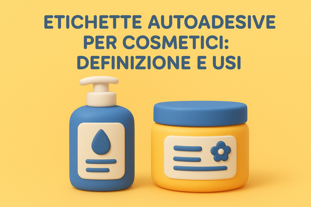 Etichette autoadesive per cosmetici: definizione e usi