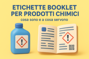Etichette booklet per prodotti chimici: cosa sono e a cosa servono