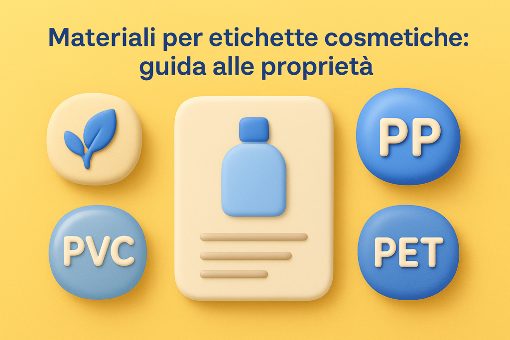 Materiali per etichette cosmetiche: guida alle proprietà