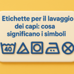 Etichette per il lavaggio dei capi: cosa significano i simboli