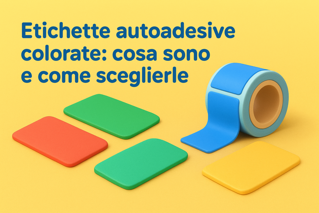 Etichette autoadesive colorate: cosa sono e come sceglierle