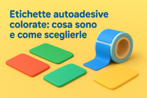 Etichette autoadesive colorate: cosa sono e come sceglierle