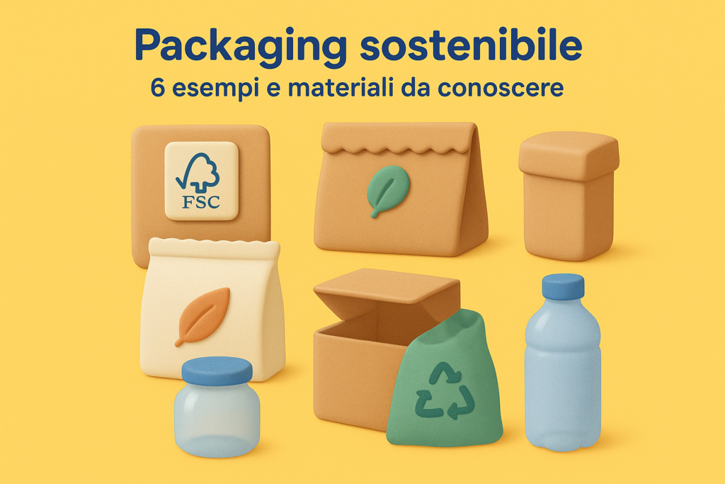 Packaging sostenibile: 6 esempi e materiali da conoscere