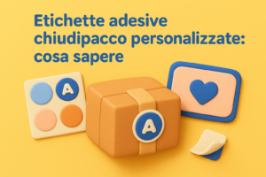 Etichette adesive chiudipacco personalizzate: cosa sapere