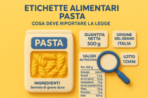 Etichette alimentari pasta: cosa deve riportare la legge