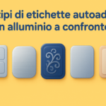 5 tipi di etichette autoadesive in alluminio a confronto