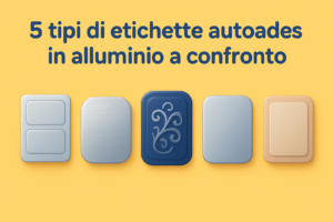 5 tipi di etichette autoadesive in alluminio a confronto