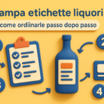 Stampa etichette liquori: come ordinarle passo dopo passo